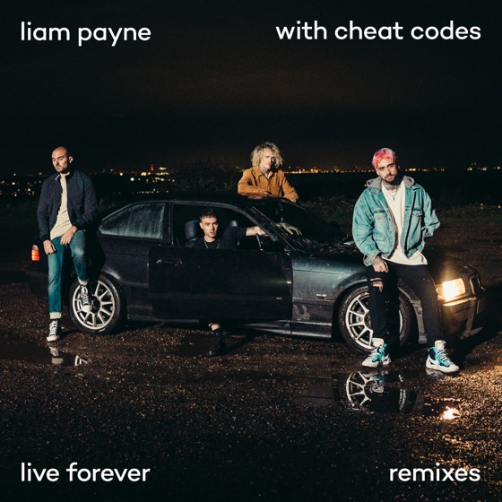 Cover artwork for Live Forever