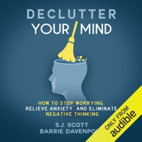 S.J. Scott & Barrie Davenport - Declutter Your Mind: How to Stop Worrying, Relieve Anxiety, and Eliminate Negative Thinking (Unabridged) artwork
