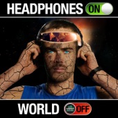 Headphones on World Off artwork
