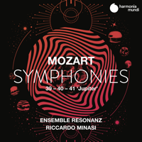 Ensemble Resonanz & Riccardo Minasi - Mozart: Symphonies Nos. 39, 40 & 41 