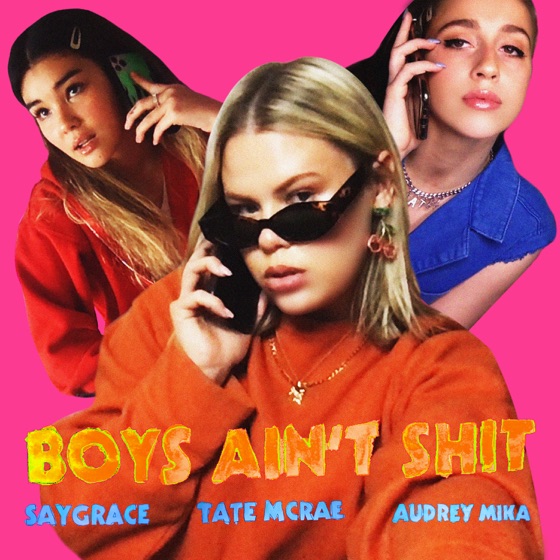 Cover artwork for Boys Ain't Shit (feat. Tate McRae & Audrey Mika)