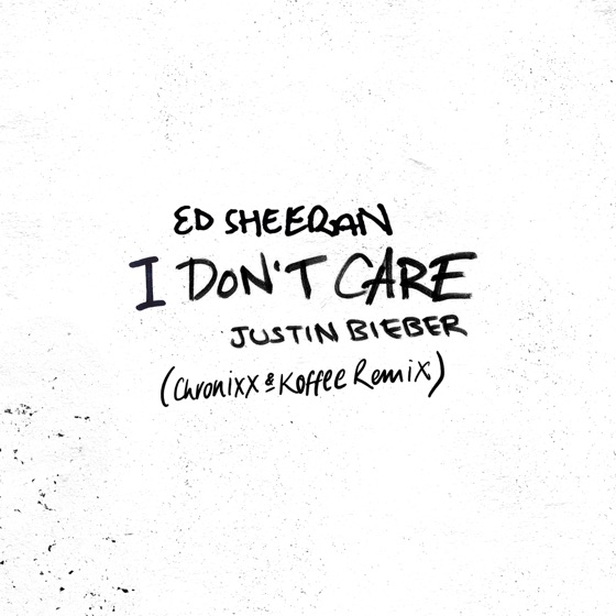 Cover artwork for I Don't Care (Chronixx & Koffee Remix)