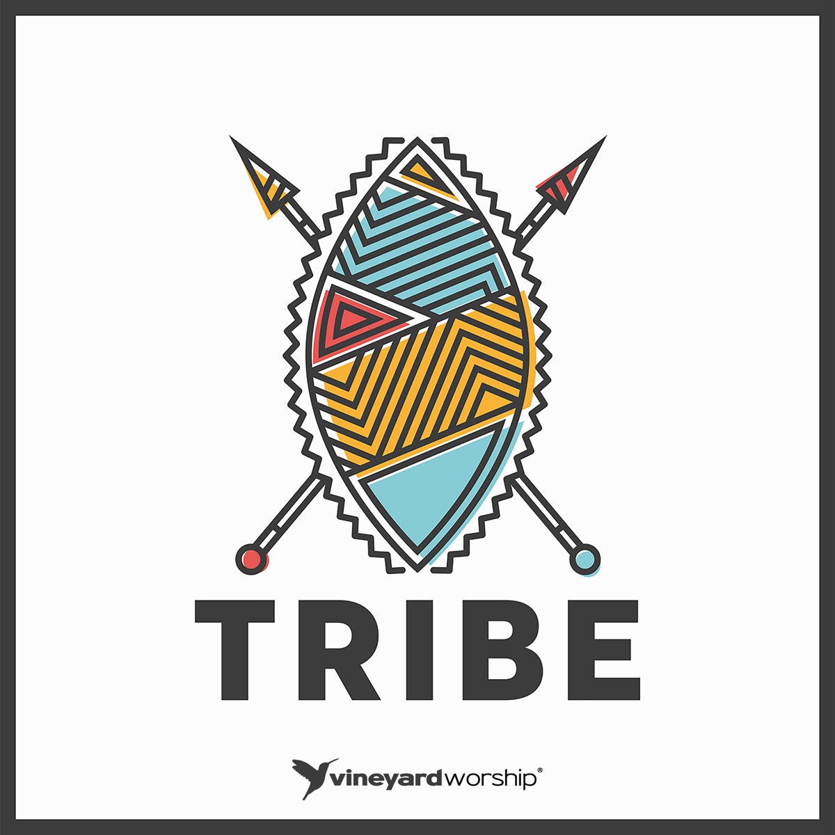 Live with tribe. Worship logo.