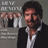 Arne Benoni with Jim Reeves' Blue Boys artwork
