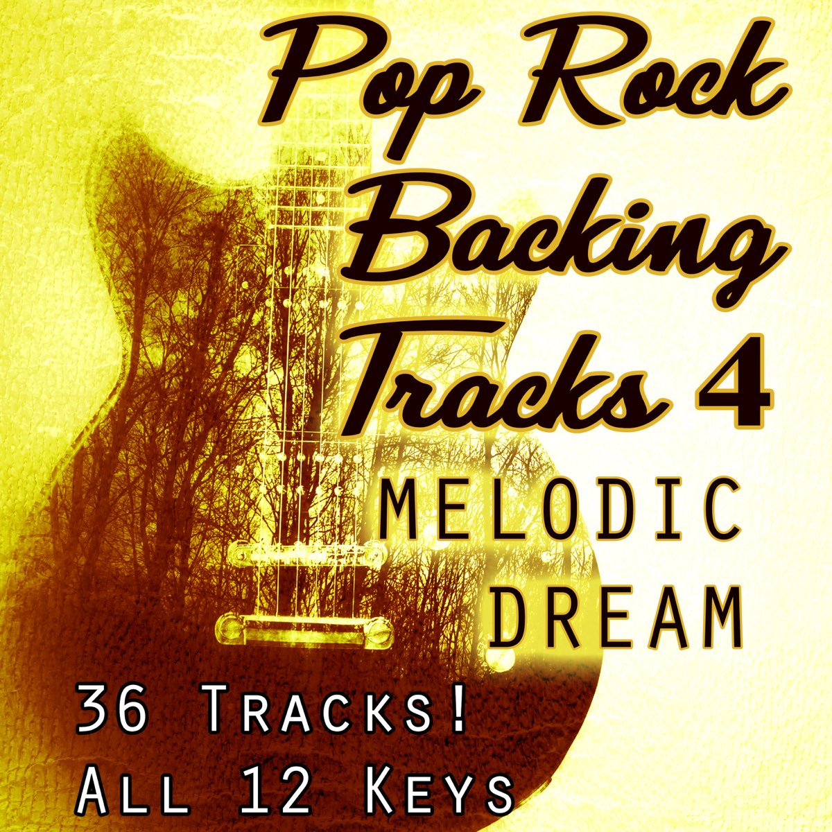 melodic rock backing track