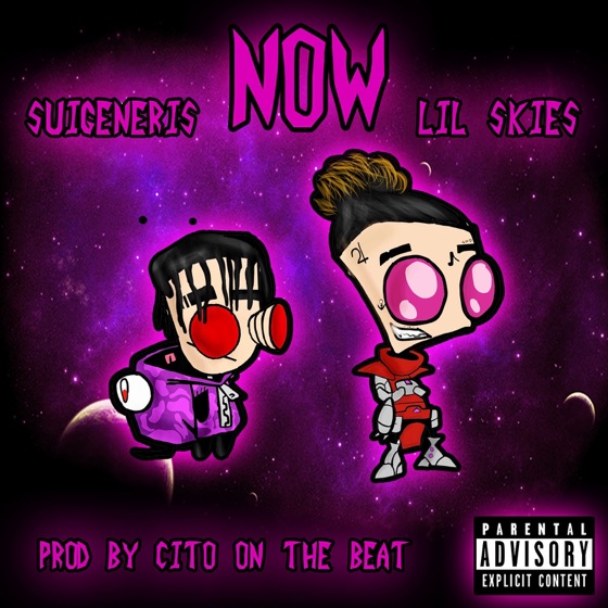 Cover artwork for Now (feat. Lil Skies)