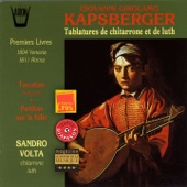 Kapsberger : Tablatures de chitarrone et de luth artwork