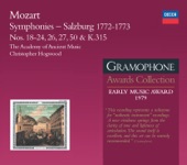 K. 161b: Andantino grazioso [Symphony in G Major K. 199 artwork