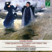 Cesare Pugni: Three Quartets for Clarinet and String Trio (World Premiere Recording) artwork