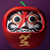 Daruma Ringo - gesunokiwamiotome