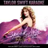 Taylor Swift Karaoke: Speak Now album lyrics, reviews, download