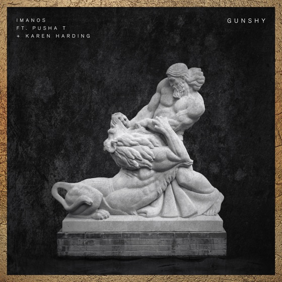 Cover artwork for Gunshy (feat. Pusha T & Karen Harding)