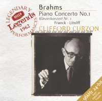 George Szell, London Philharmonic Orchestra, London Symphony Orchestra, Earl Wild & Sir Clifford Curzon - Brahms: Piano Concerto No. 1, Franck: Variations Symphoniques & Litolff: Concerto Symphonique artwork