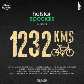 1232 Kms - Single by Gulzar, Sukhwinder Singh, Vishal Bhardwaj & Rekha Bhardwaj album reviews, ratings, credits