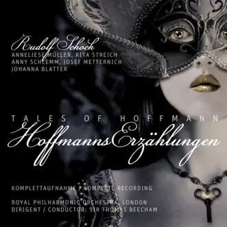 Hoffmanns Erzählungen / Tales of Hoffmann - Complete Recording (Oper in 1 Prolog, 3 Akten u. 1 Epilog/Libretto: Jules Barbier und Michel Carre/Rec. 1951 in London) by Rudolf Schock, Jacques Offenbach, Royal Philharmonic Orchestra & Sir Thomas Beecham album reviews, ratings, credits