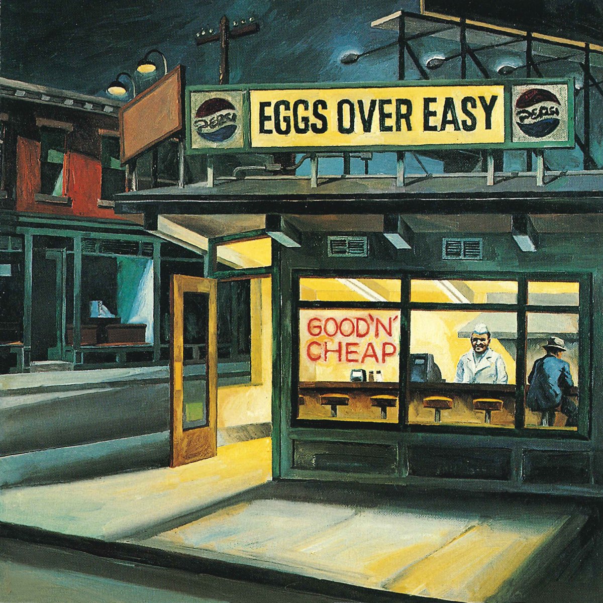 Easy better. Eggs over easy / good 'n' cheap. Eggs over easy 1972. Over easy. Eggs over easy - good 'n' cheap ( 1972 - 2002 reissue - WV ).