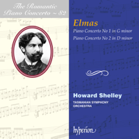 Howard Shelley & Tasmanian Symphony Orchestra - Elmas: Piano Concertos artwork