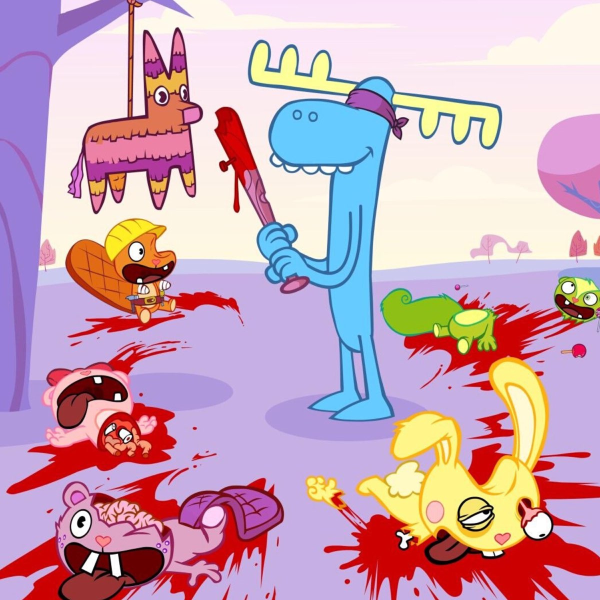 Happy tree friends манга на русском фото 98