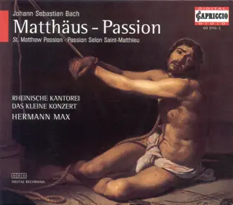 Bach, J.S.: St. Matthew Passion by Christoph Prégardien, Monika Frimmer, Klaus Mertens, Wilfried Jochens, Rheinische Kantorei, Lena Susanne Norin, Hermann Max, Das Kleine Konzert, Hans-Georg Wimmer & Veronika Winter album reviews, ratings, credits