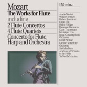 Mozart: The Works for Flute, including 2 Flute Concertos, 4 Flute Quartets, Concerto for Flue, Harp and Orchestra artwork