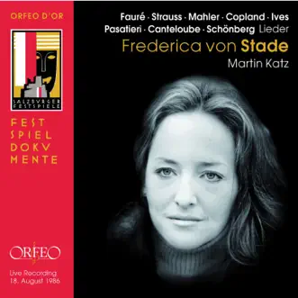 Lieder (Live) by Frederica von Stade & Martin Katz album reviews, ratings, credits