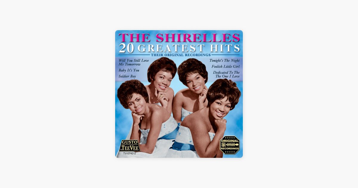 What will you be doing tonight. Will you still Love me tomorrow. Chiffons "20 Greatest Hits".