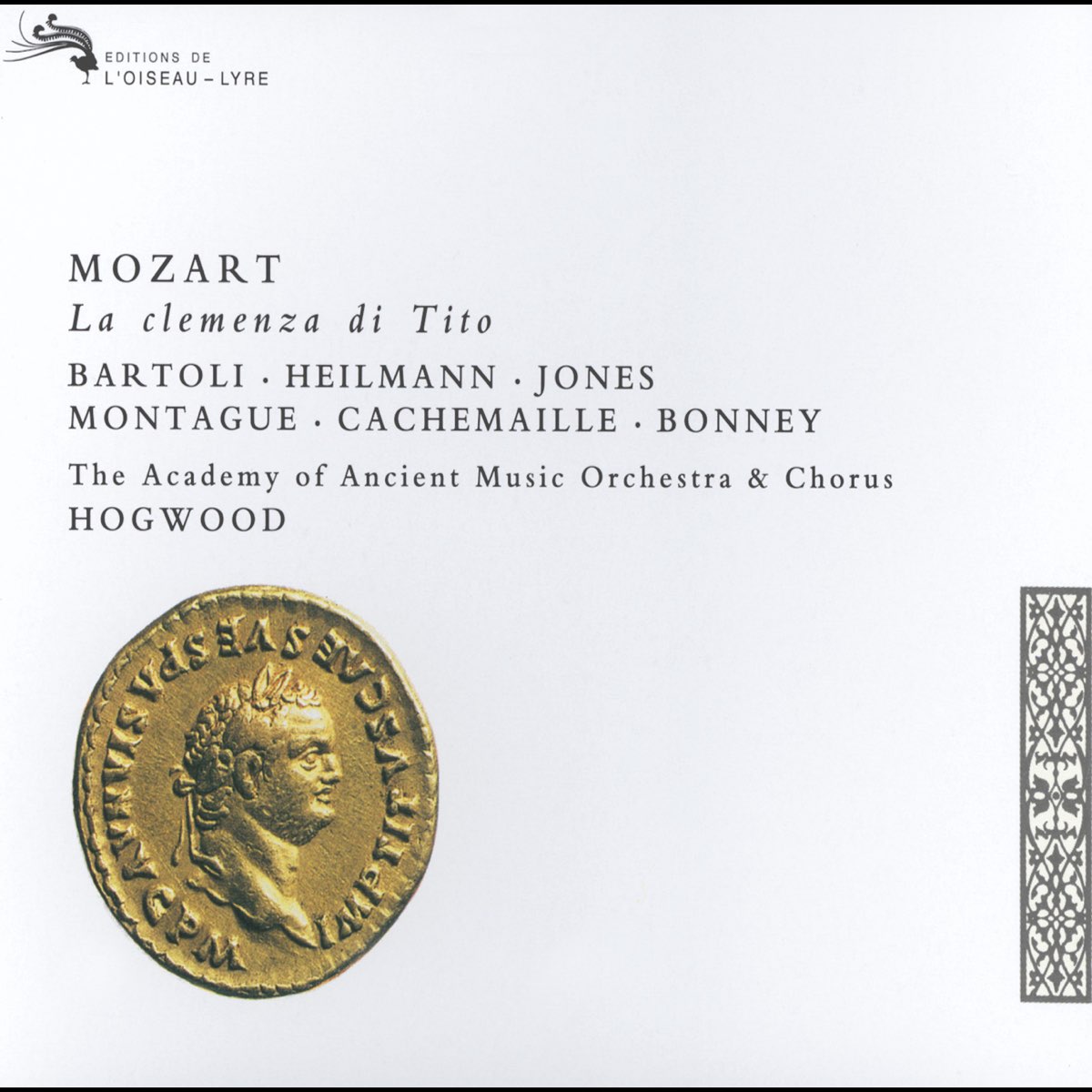 ‎Mozart: La Clemenza di Tito by Academy of Ancient Music Chorus ...