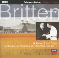 SCHUBERT/PIANO DUETS AT ALDEBURGH cover art