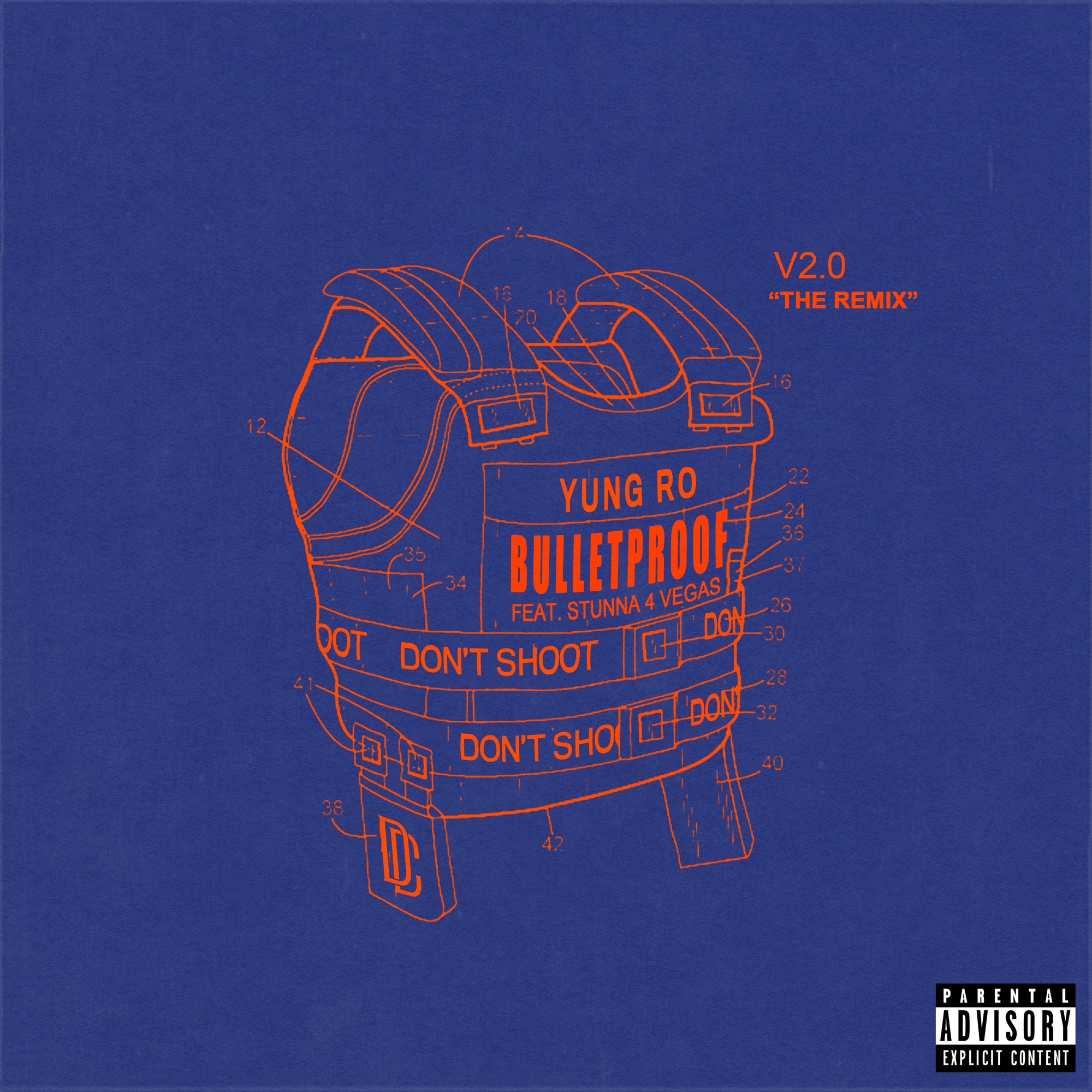 Yung Ro - Bulletproof (feat. Stunna 4 Vegas) - Single