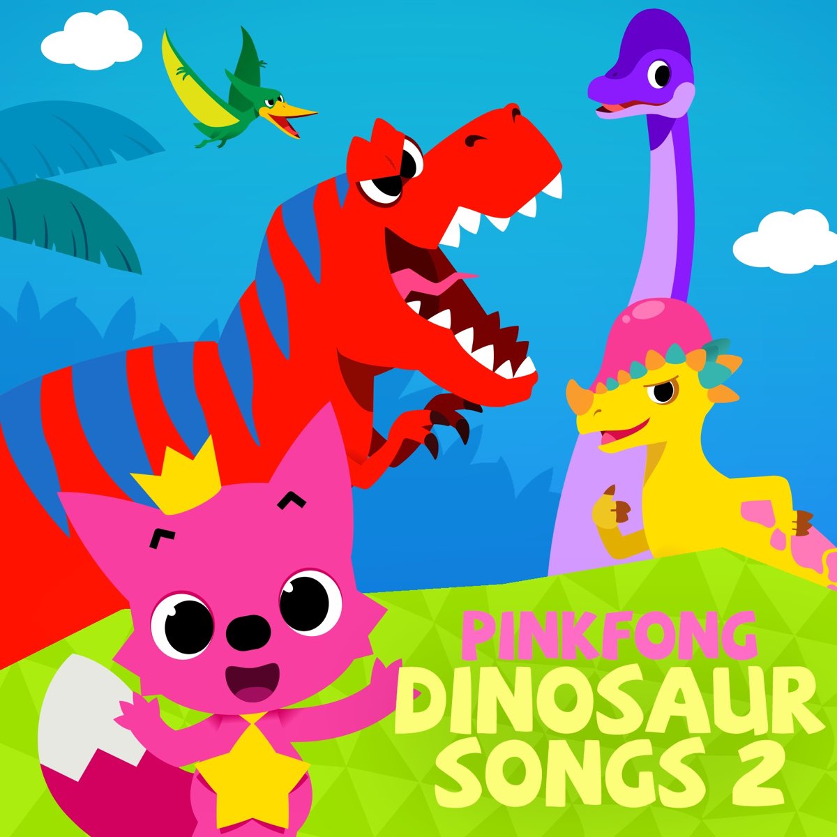 Пинкфонг динозавры песни фото Dinosaur Songs 2 by Pinkfong on Apple Music