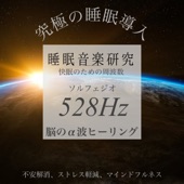 睡眠音楽研究 快眠のための周波数 ソルフェジオ 528Hz 脳のα波ヒーリング 究極の睡眠導入 不安解消、ストレス軽減、マインドフルネス artwork