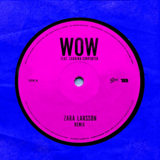 Cover artwork for WOW (feat. Sabrina Carpenter)