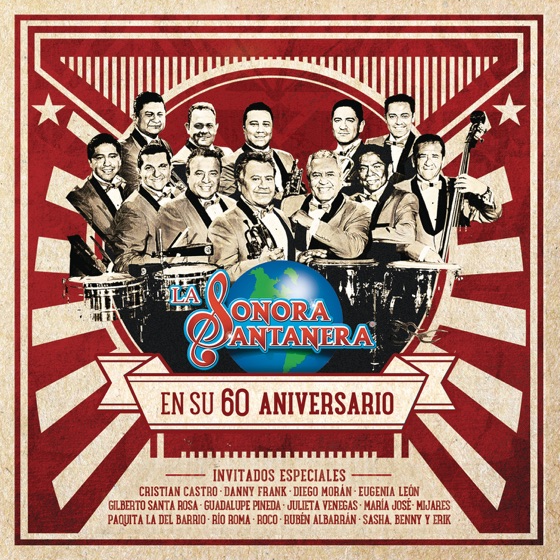 Cover artwork for En la Orilla del Mar (with Gilberto Santa Rosa)