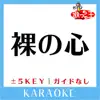 hadakanokokoro Key+5 Original by aimyon KARAOKE No Guide melody song lyrics