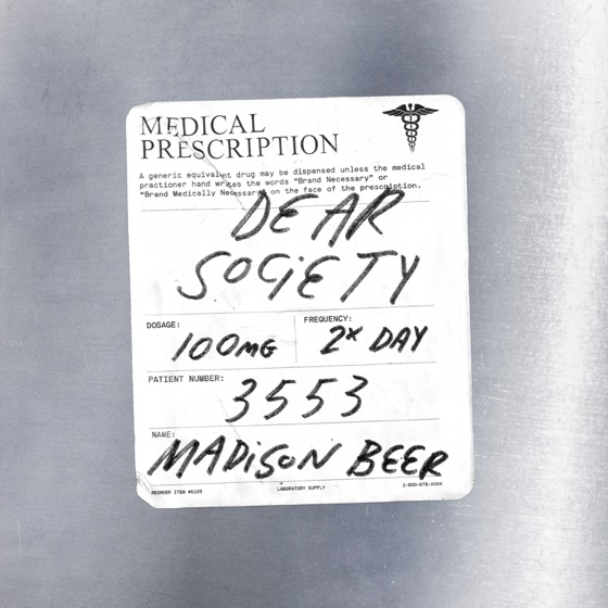 Cover artwork for Dear Society
