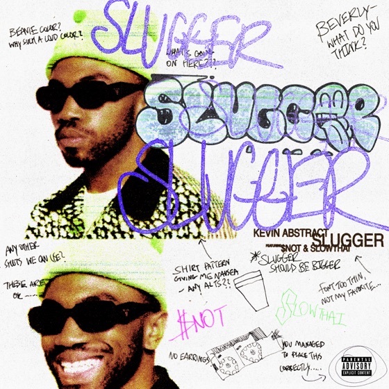 Cover artwork for SLUGGER (feat. $NOT & slowthai)