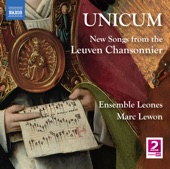 Unicum: New Songs from the Leuven chansonnier artwork