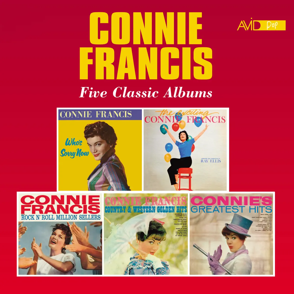 Connie Francis - Five Classic Albums (Who's Sorry Now / The Exciting / Rock N Roll Million Sellers / Country & Western Golden Hits / Connie's Greatest Hits) (Digitally Remastered) (2020) [iTunes Plus AAC M4A]-新房子