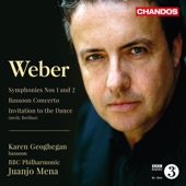Weber: Symphonies Nos. 1 & 2, Bassoon Concerto & Invitation to the Dance artwork