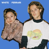 White Ferrari artwork