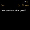 What Makes A Life Good? - Single