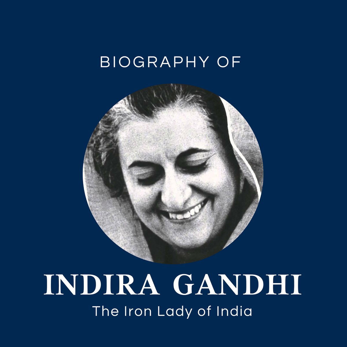 biography of indira gandhi in english