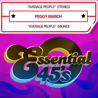 Average People (Digital 45) - Single - Peggy March