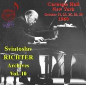 Sviatoslav Richter Archives, Vol. 10: Carnegie Hall 1960 (Live) artwork