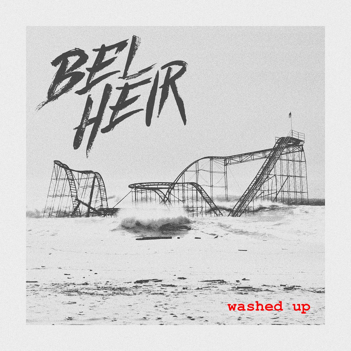 Be washed up. Bel Heir. Wash up.