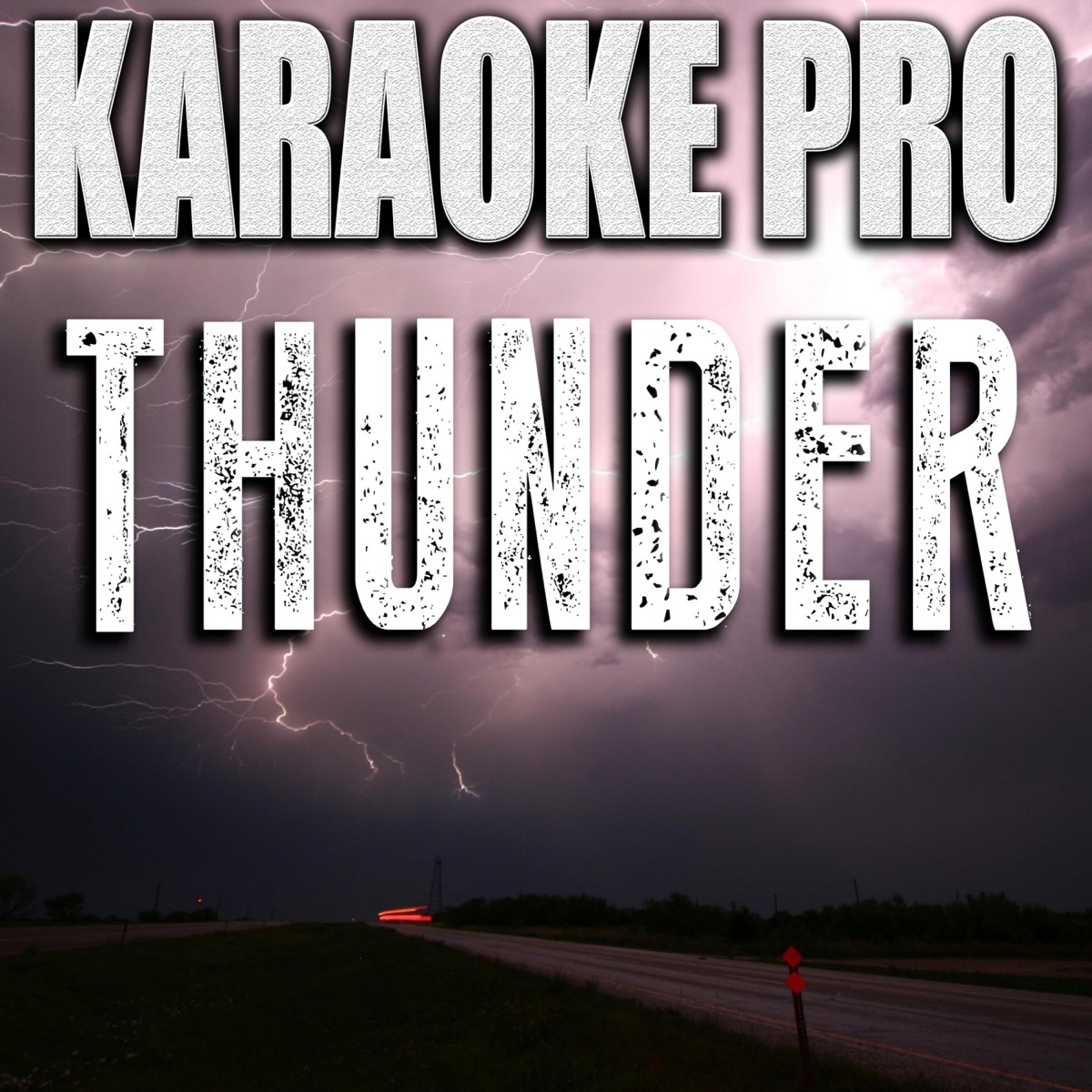 Thunder Album Cover By Karaoke Pro