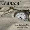 Suite Antique: V. Chanson (Arr. for Harp, Flute, Cello) - Single album lyrics, reviews, download