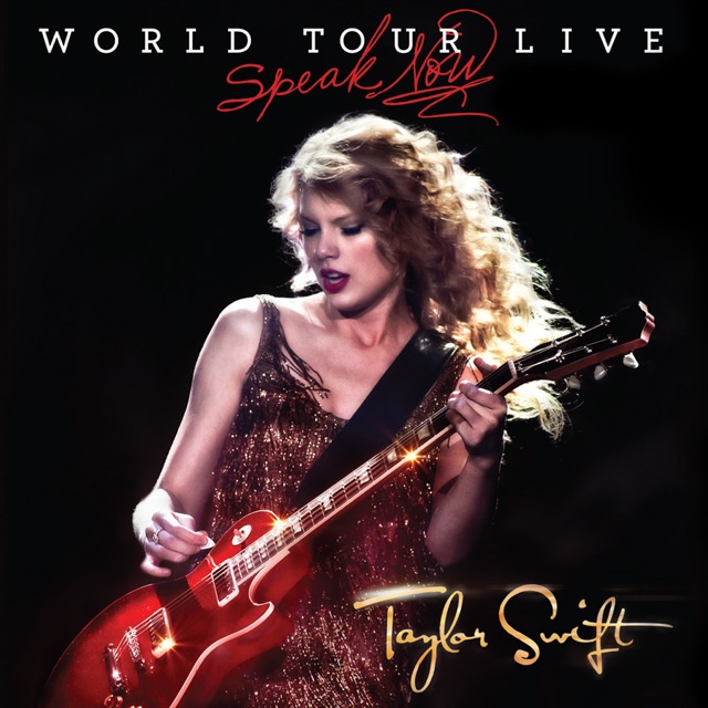 Taylor Swift Speak Now - World Tour Live Album Cover