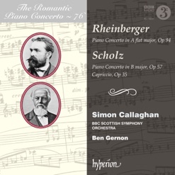 RHEINBERGER/SCHOLZ/PIANO CONCERTOS cover art