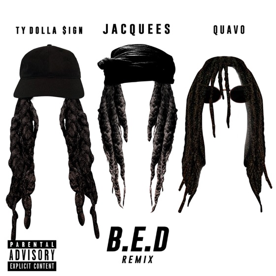 Cover artwork for B.E.D. (Remix) [feat. Ty Dolla $ign & Quavo]